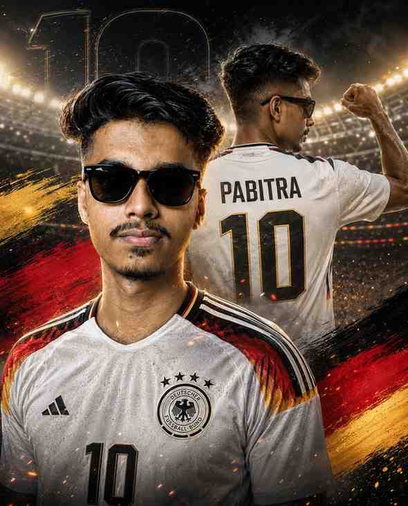 Germany Football Jersey Ai Photo Editing