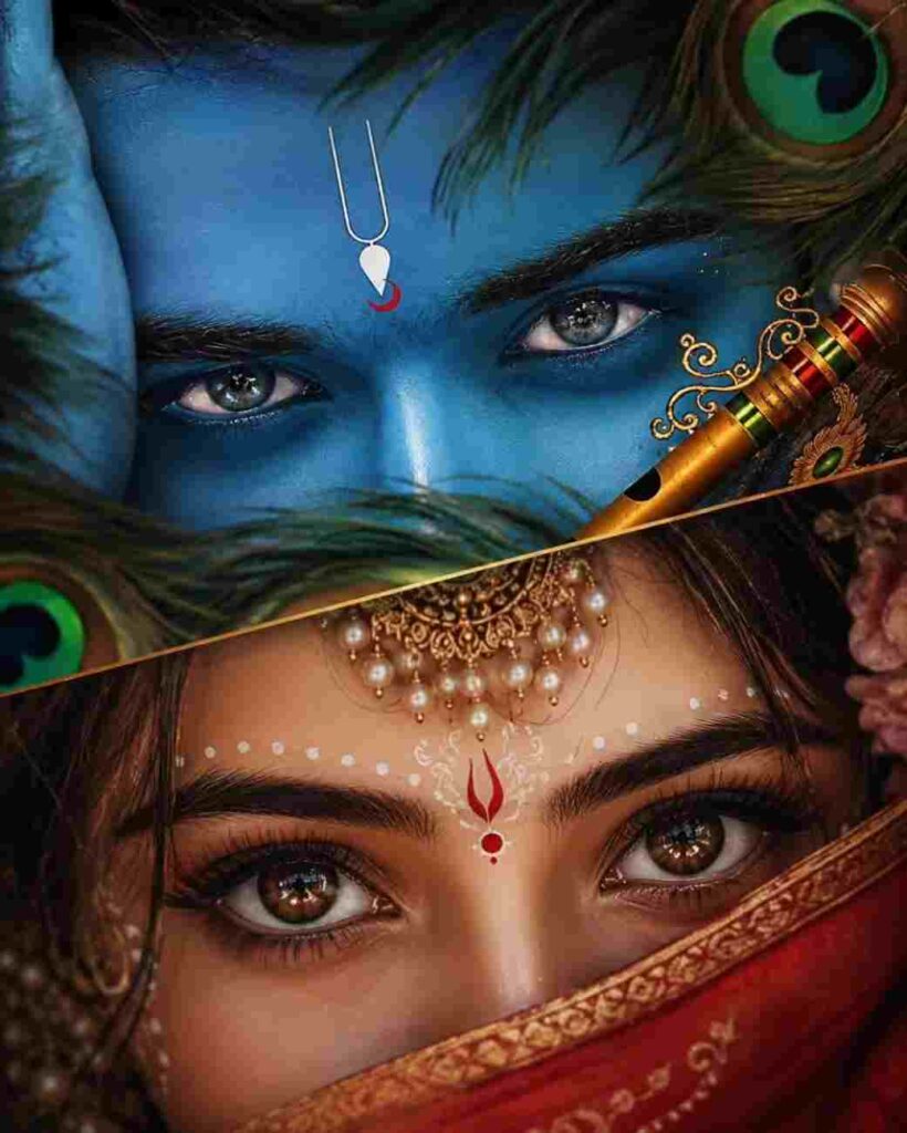 radhe krishna photo prompt for gemini