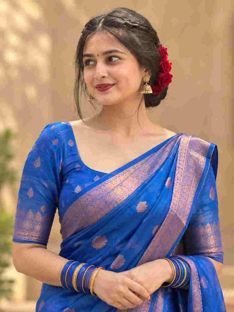 prompt for traditional look for girl