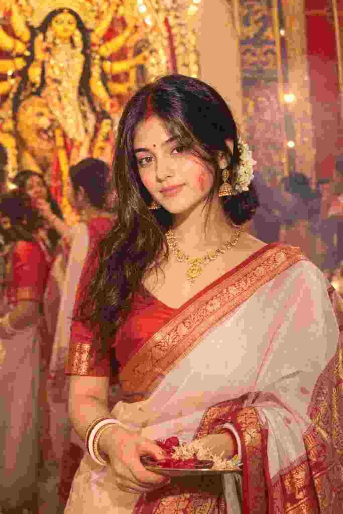 Durga Puja Instagram Photo Editing Prompt