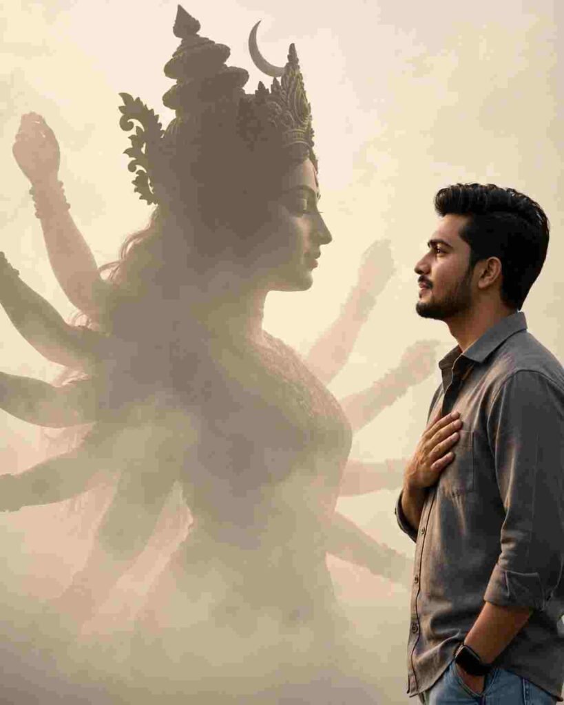 Durga Puja Viral Photo Prompt for Girls and Boys