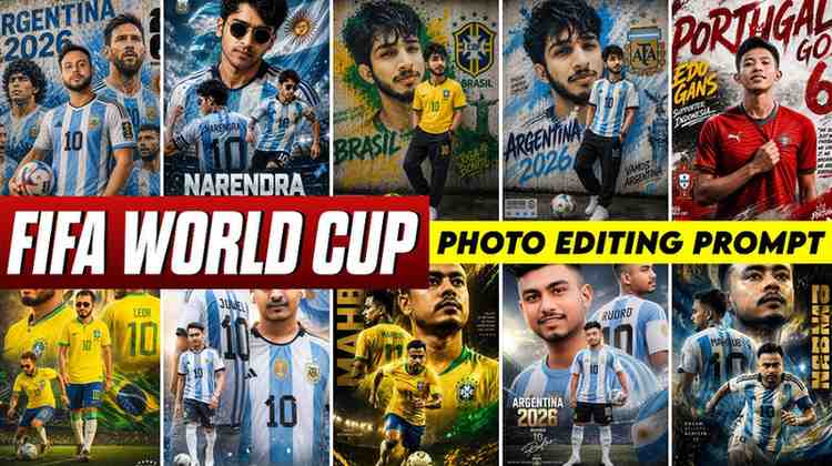 FIFA World Cup Photo Editing Prompt