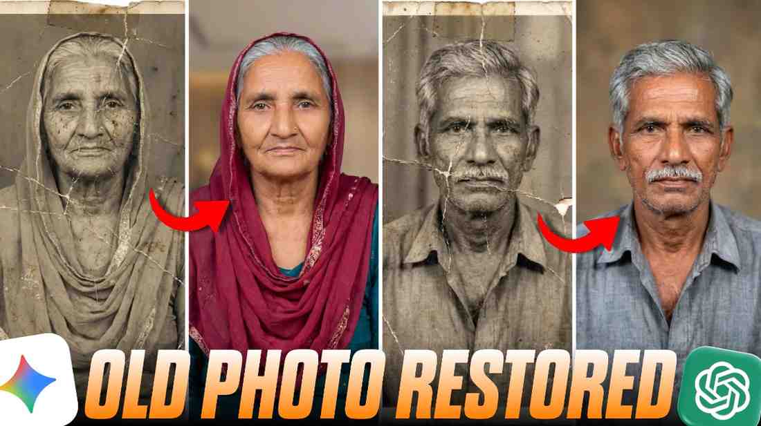 Old Photo to New Photo Ai Prompt