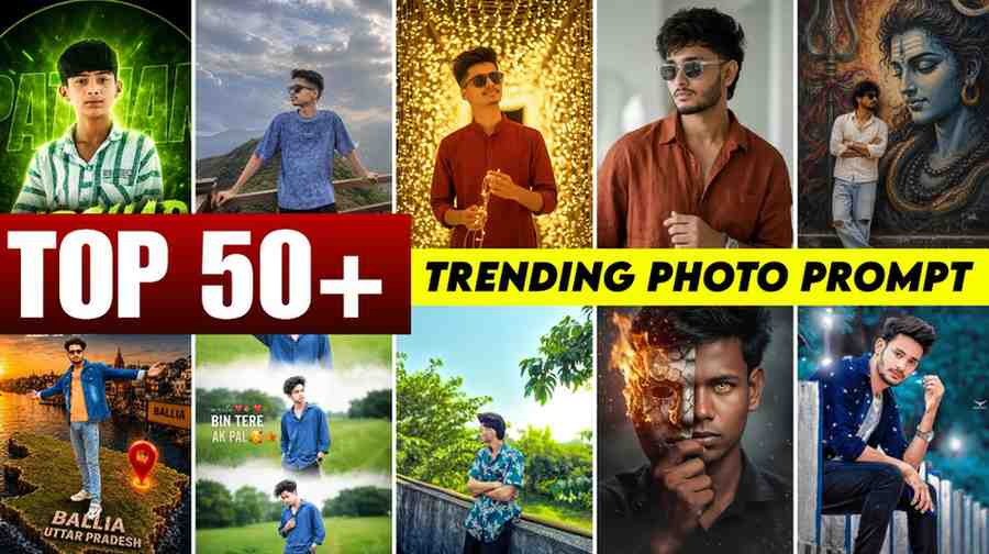 gemini ai photo prompt copy paste trending boy